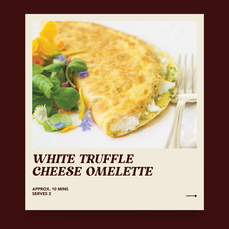 White Truffle Cheese Omelette