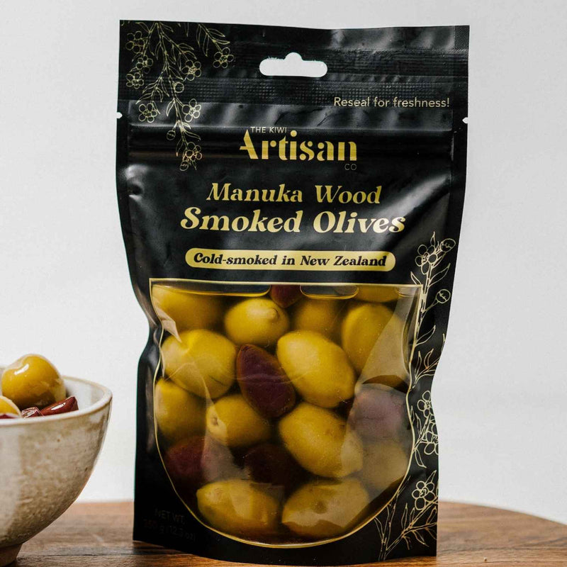 Manuka Wood Smoked Olives